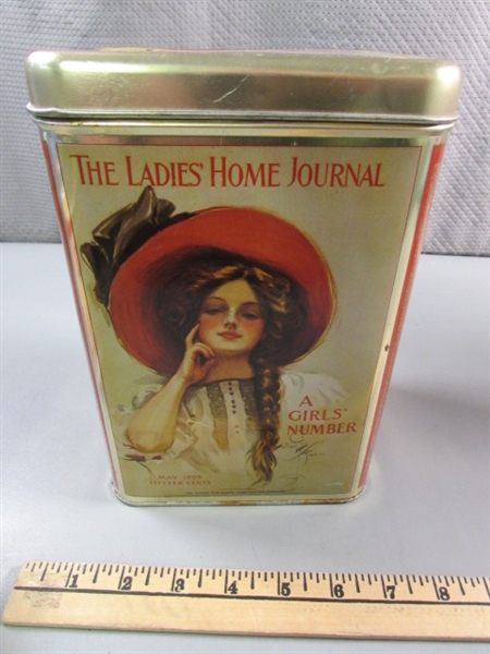 COCA-COLA & LADIES HOME JOURNAL TIN