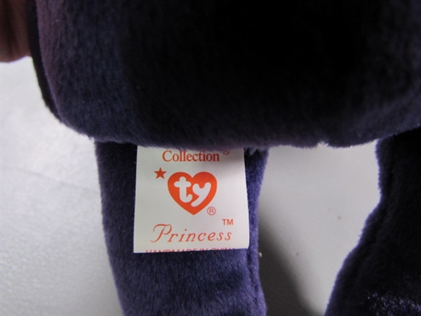 9 VINTAGE TY BEANIE BABIES - ALL HAVE TAGS/MOST WITH PROTECTORS