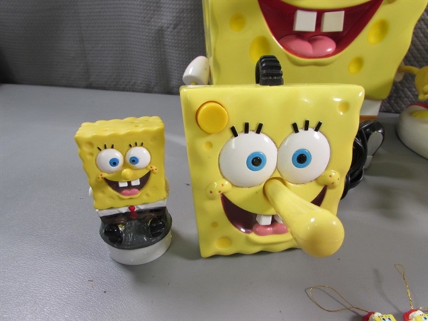 LARGE COLLECTION OF SPONGEBOB SQUAREPANTS TOYS