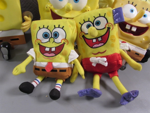 LARGE COLLECTION OF SPONGEBOB SQUAREPANTS TOYS