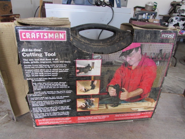 NEW 5 AMP/2-SPEED CRAFTSMAN ALL-IN-ONE CUTTING TOOLS KIT