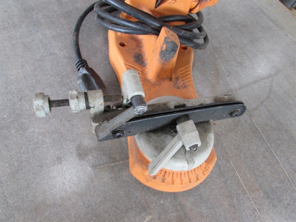 ELECTRIC CHAIN SAW SHARPENER