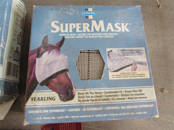 HORSE FLY MASKS, NO-TURN BOOTS & MORE