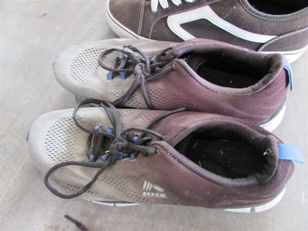 MEN'S SIZE 10 & 11 ATHLETIC SHOES