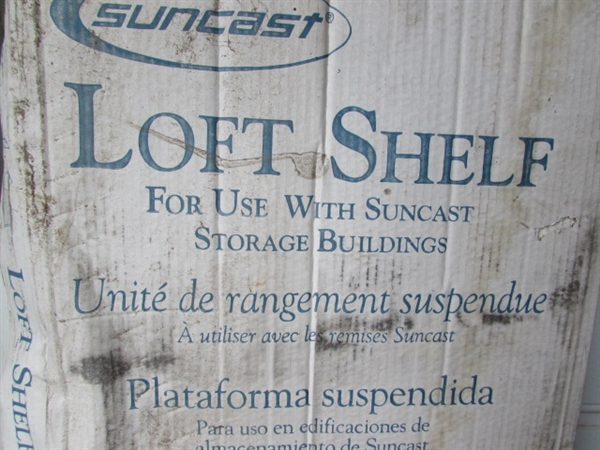 NEW LOFT SHELF FOR SUNCAST STORAGE BUILDING