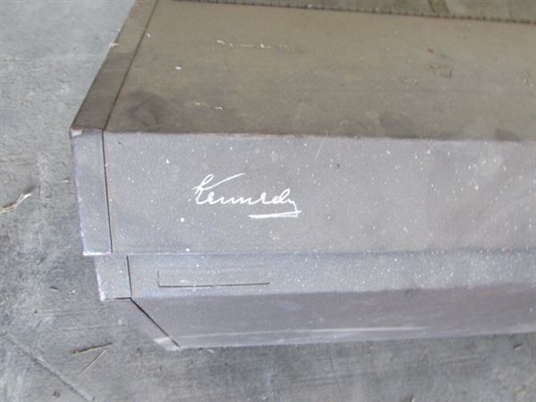 LARGE METAL STORAGE BOX