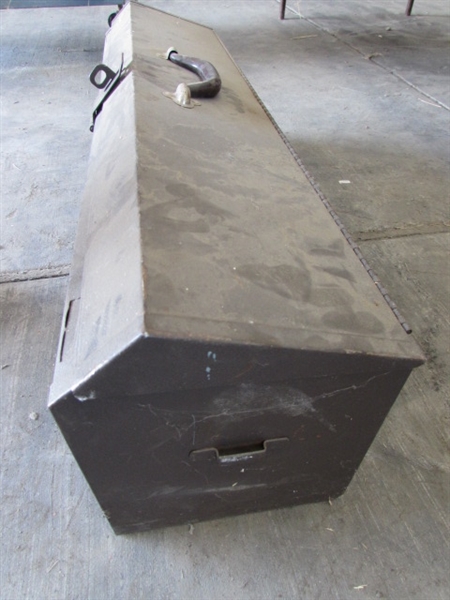 LARGE METAL STORAGE BOX