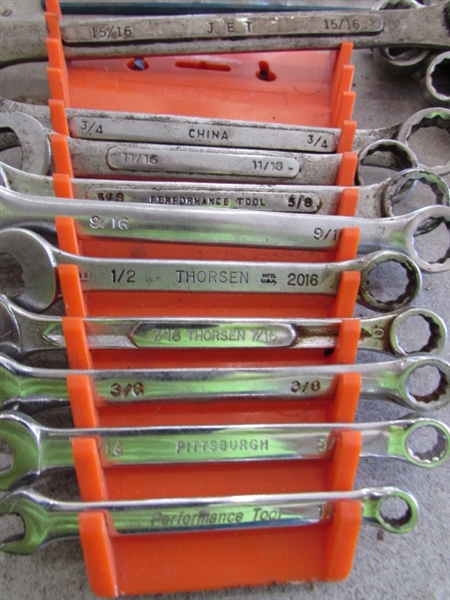 COMBINATION WRENCHES AND SOCKET HOLDERS