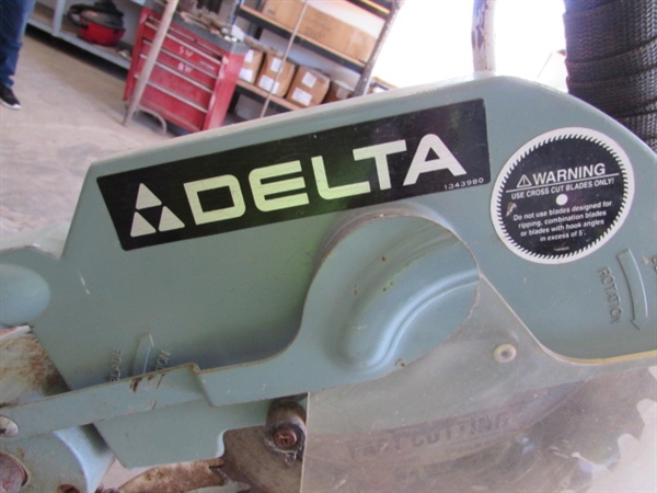 10 DELTA COMPOUND MITER SAW