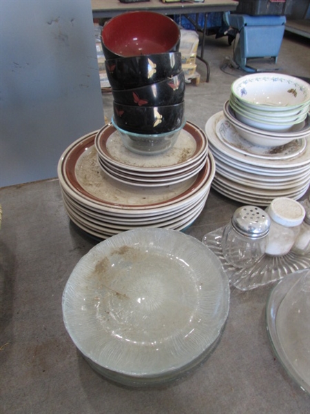 ASSORTED DISHES & DECOR