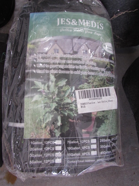 NEW & USED ASSORTED SIZES OF GROWING BAGS & EXTRACTION BAGS