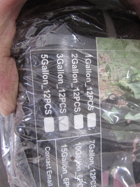 NEW & USED ASSORTED SIZES OF GROWING BAGS & EXTRACTION BAGS