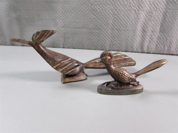 ROADRUNNER FIGURES - WOOD & COPPER