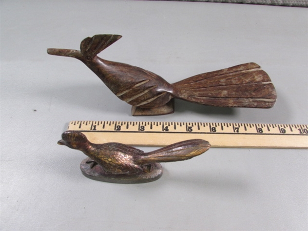 ROADRUNNER FIGURES - WOOD & COPPER