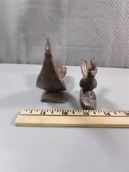 ROADRUNNER FIGURES - WOOD & COPPER