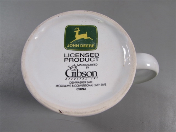 JOHN DEERE TRACTOR SOUP BOWLS & COFFEE MUG