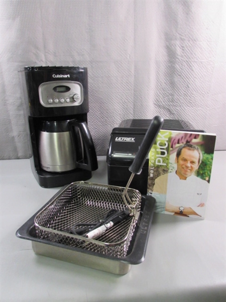 CUISINART COFFEE MAKER & ULTREX DEEP FRYER