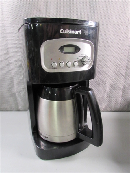 CUISINART COFFEE MAKER & ULTREX DEEP FRYER