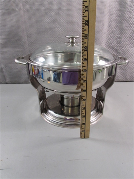 CHAFING DISH W/SERVING SPOON