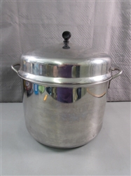 LARGE STAINLESS STEEL STOCK POT