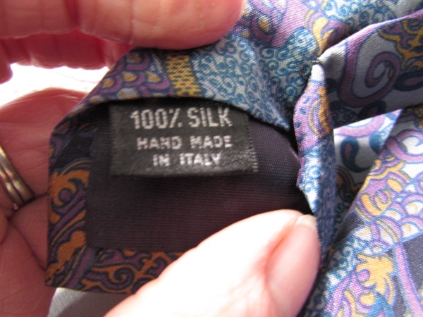 MEN'S TIES - MOSTLY SILK & SILK BLENDS