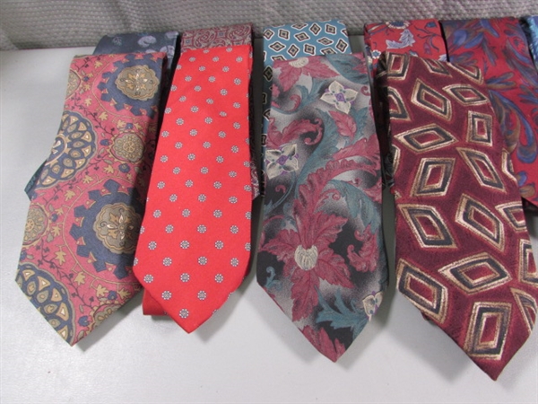 MEN'S TIES - MOSTLY SILK & SILK BLENDS