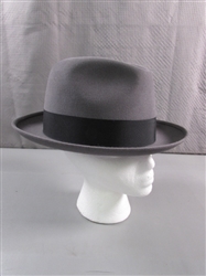 GRAY WOOL FEDORA