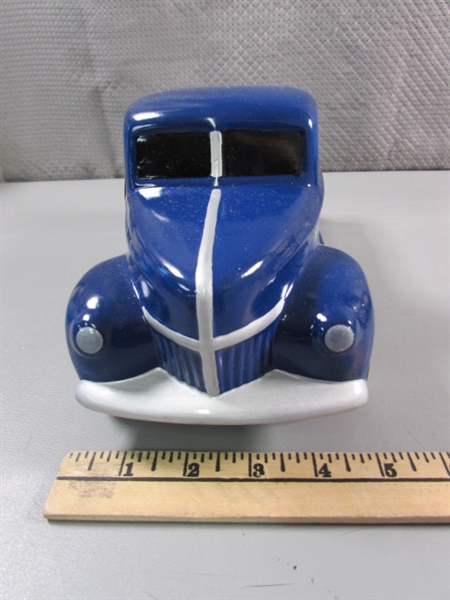 CERAMIC FORD & METAL HOT ROD PLANTERS