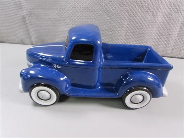 CERAMIC FORD & METAL HOT ROD PLANTERS