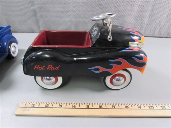 CERAMIC FORD & METAL HOT ROD PLANTERS