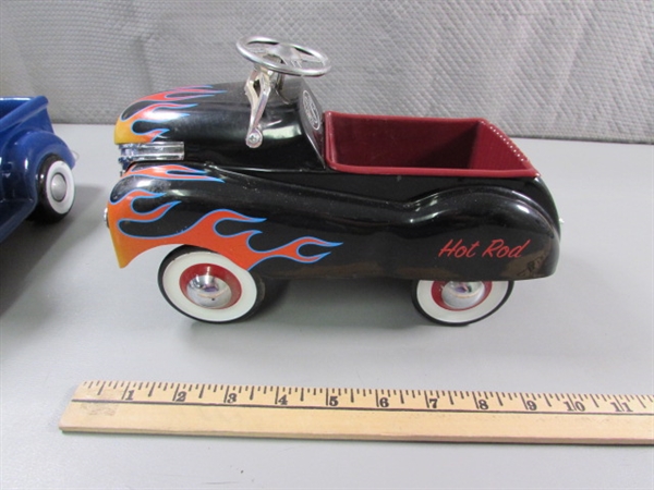 CERAMIC FORD & METAL HOT ROD PLANTERS