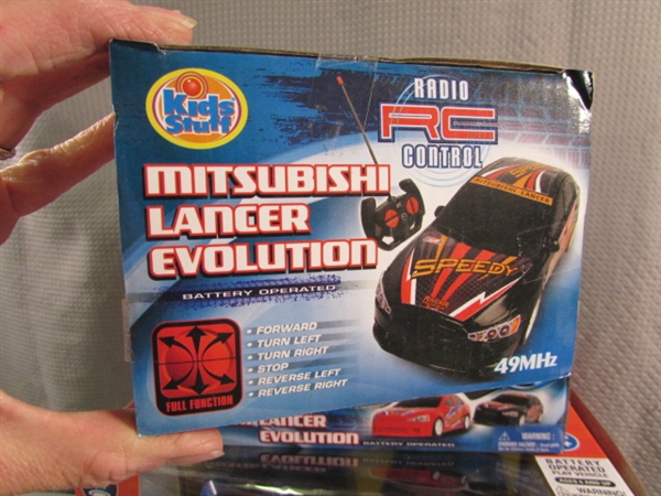 3 NEW IN BOX RC CARS