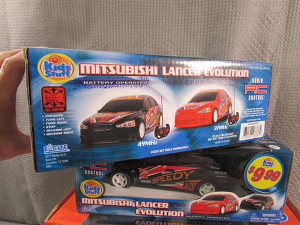 3 NEW IN BOX RC CARS