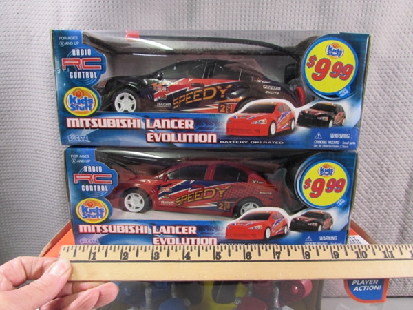 3 NEW IN BOX RC CARS