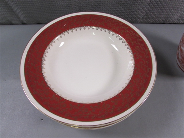 VINTAGE BOWLS & ORIENTAL GINGER JAR