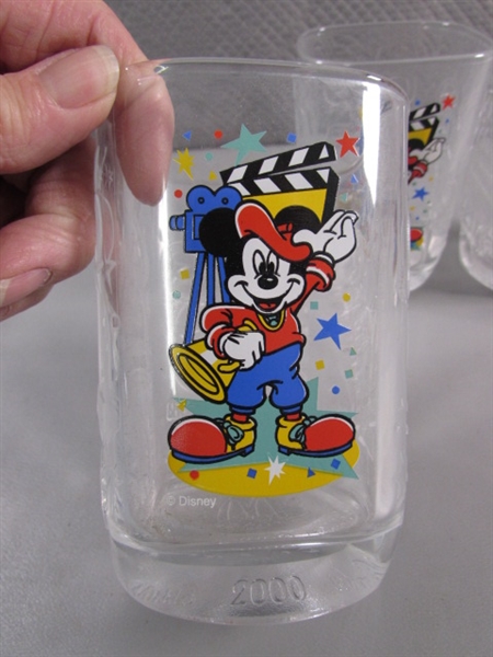 16 WALT DISNEY/MICKEY MOUSE COLLECTIBLE GLASSES