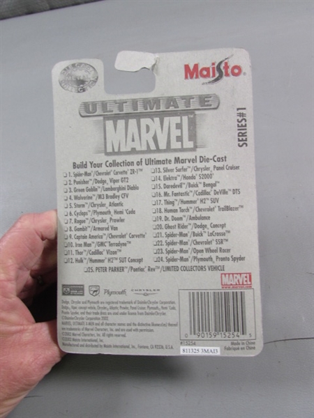 ULTIMATE MARVEL DIE CAST CAR COLLECTION