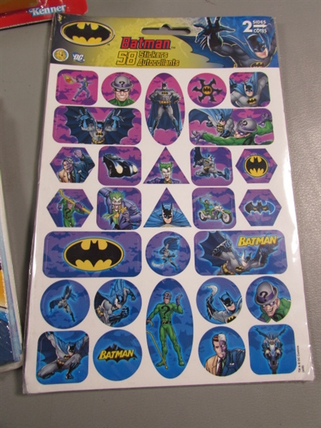 COLLECTION OF BATMAN, BATMAN & ROBIN TOYS & MORE - MOST ARE NEW