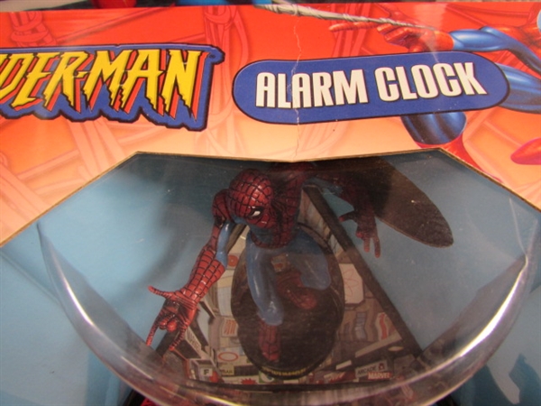 COLLECTION OF SPIDEERMAN TOYS, ACTION FIGURES & MORE - MOST ARE NEW