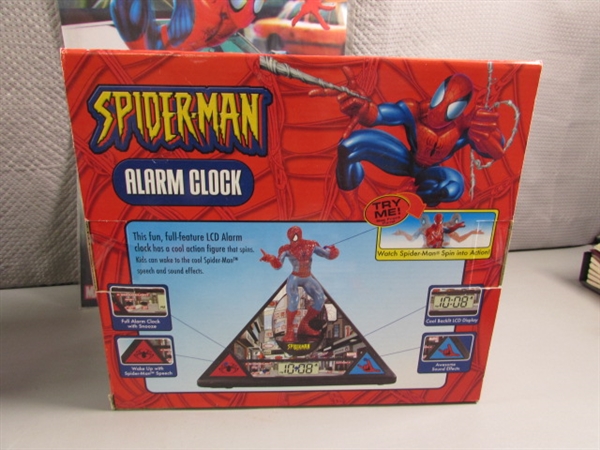 COLLECTION OF SPIDEERMAN TOYS, ACTION FIGURES & MORE - MOST ARE NEW