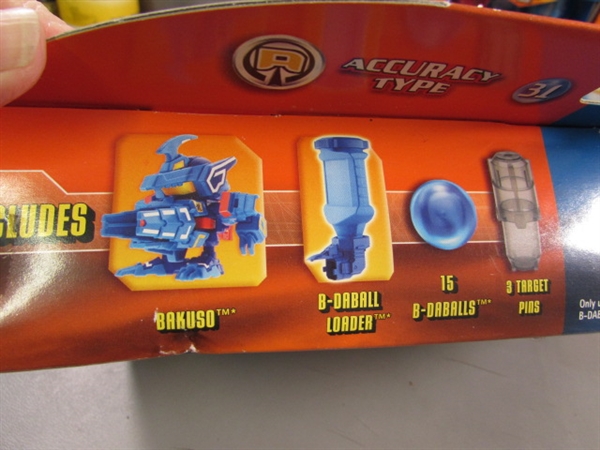 4 NEW BATTLE B DAMAN BLASTER TOYS