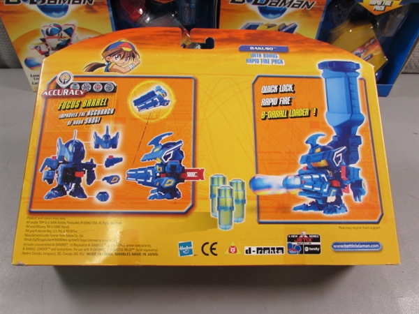 4 NEW BATTLE B DAMAN BLASTER TOYS