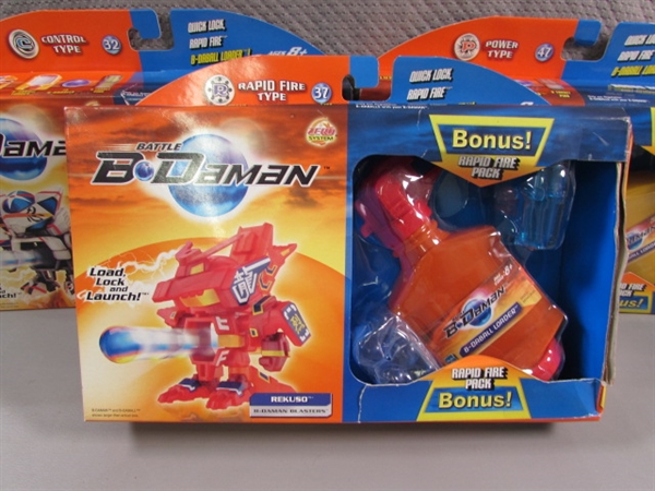 4 NEW BATTLE B DAMAN BLASTER TOYS