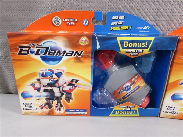 4 NEW BATTLE B DAMAN BLASTER TOYS