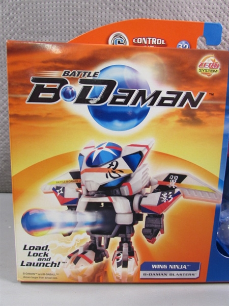 4 NEW BATTLE B DAMAN BLASTER TOYS