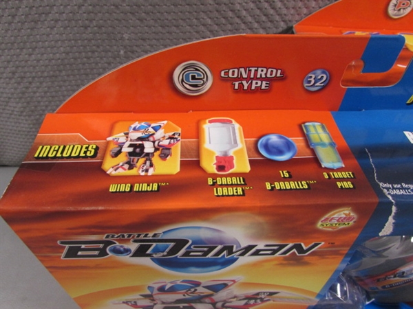 4 NEW BATTLE B DAMAN BLASTER TOYS