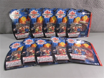 10 NEW BAKUGAN BATTLE BRAWLERS CARD POWER PACKS