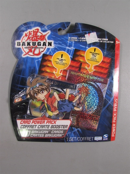 10 NEW BAKUGAN BATTLE BRAWLERS CARD POWER PACKS