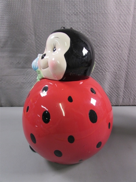 LADYBUG COOKIE JAR & PLANTER