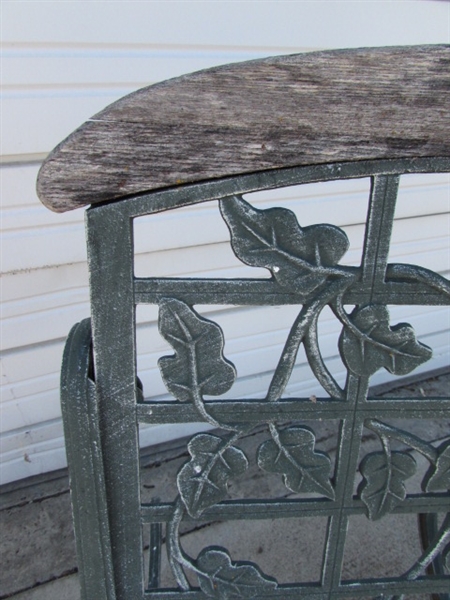 CAST IRON WROUGHT IRON ROCKING CHAIRS